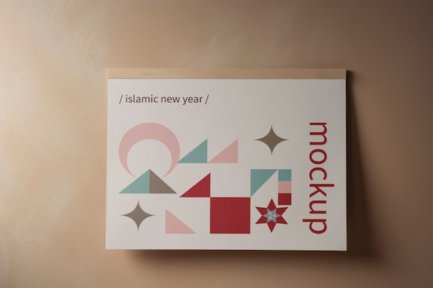 PSD islamic new year celebration mockup