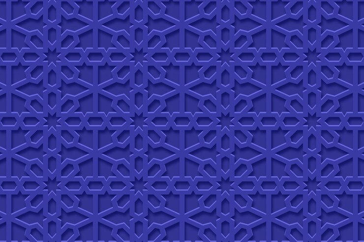 PSD исламский орнамент 3d арабский узор фона редактируемый цвет