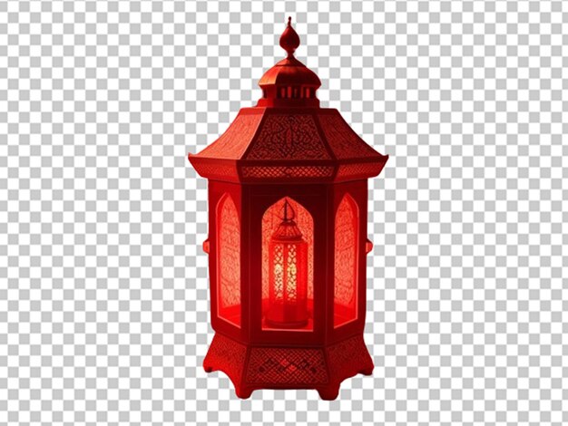 PSD an islamic red lantern