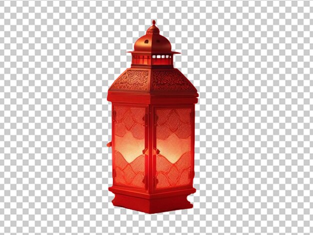 PSD an islamic red lantern