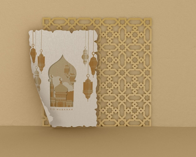 PSD islamic shapes concept mock-up