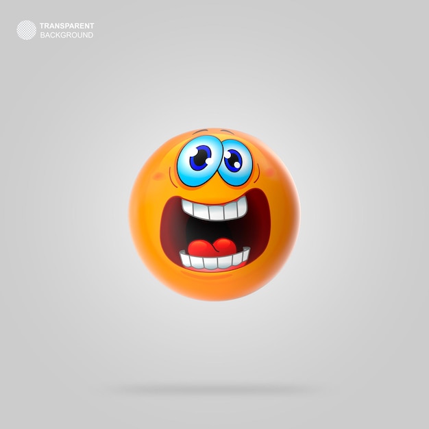 PSD isolated 3d emoji