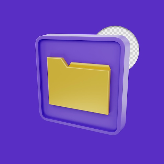 Isolated 3d icon