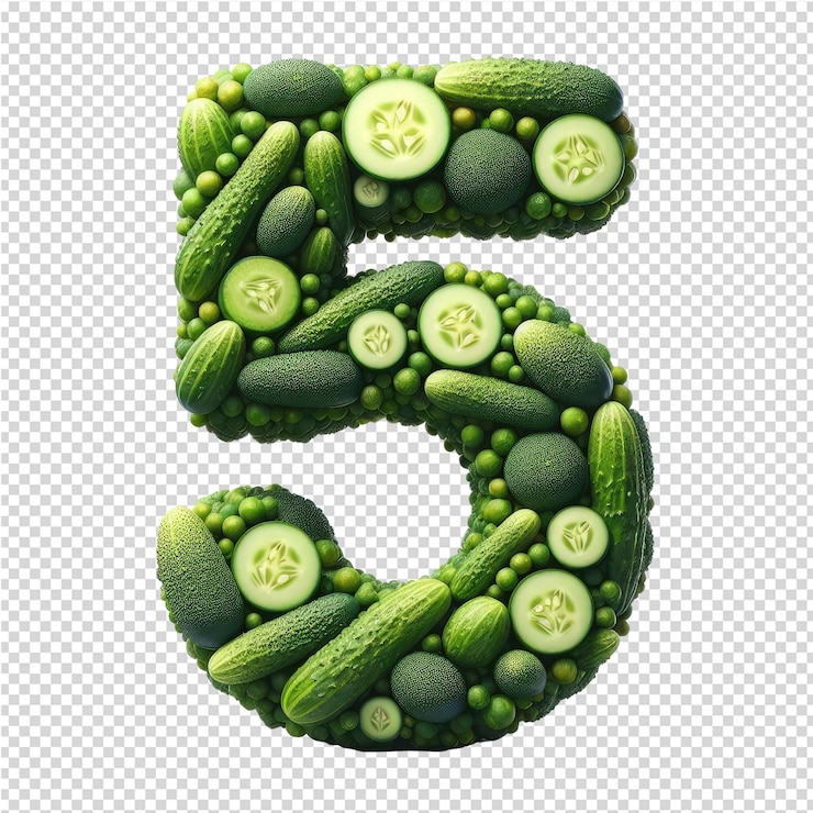 PSD isolated 3d number on a clear png canva