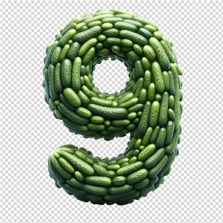 PSD isolated 3d number on a clear png canva