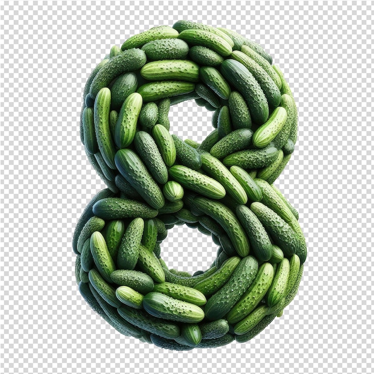 PSD isolated 3d number on a clear png canva