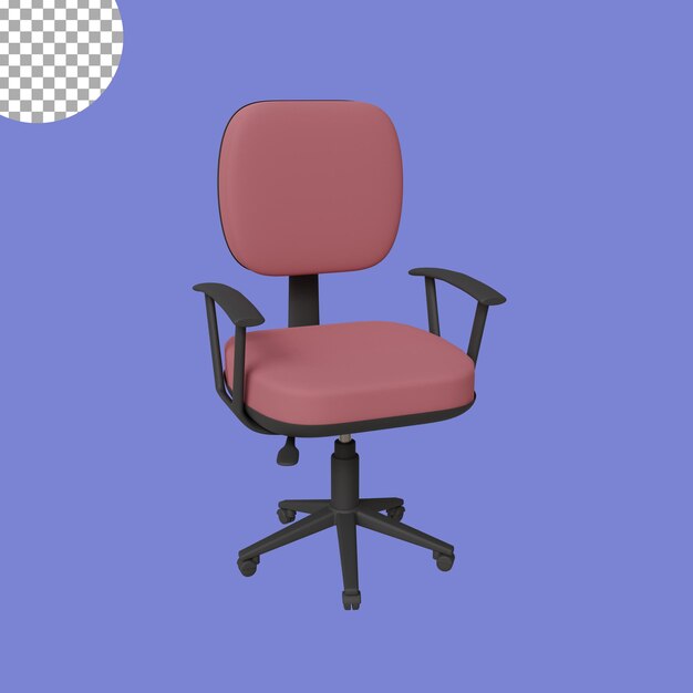 PSD isolated 3d office chair