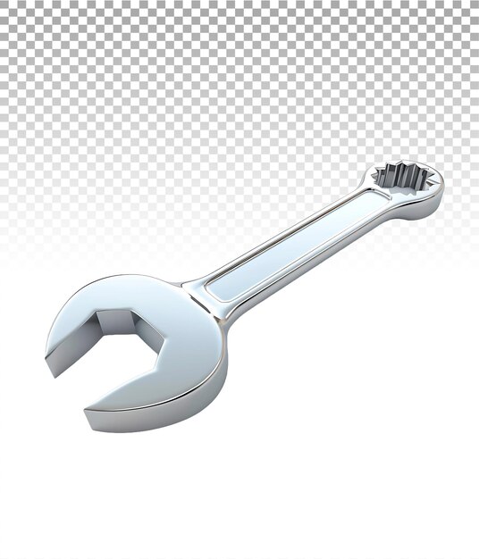 PSD isolated adjustable wrench adding functionality with a contemporary touch to your designs