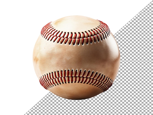 PSD isolated baseball ball with transparent background