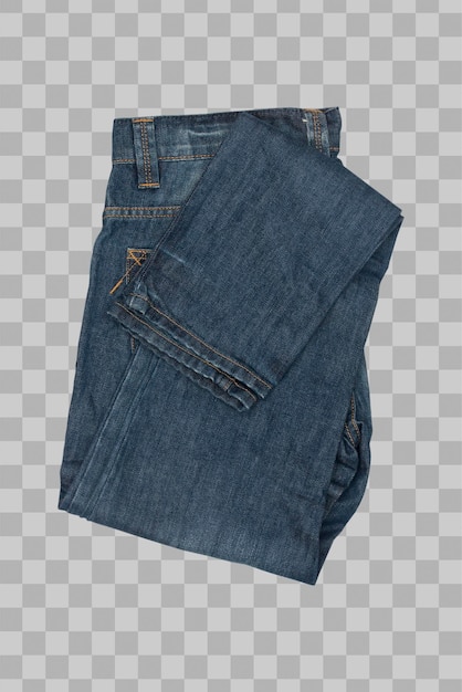 PSD isolated blue jeans