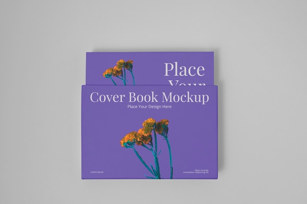 PSD isolated book  mockup