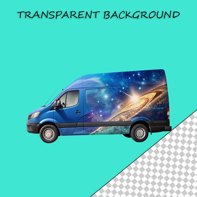 PSD isolated box truck template