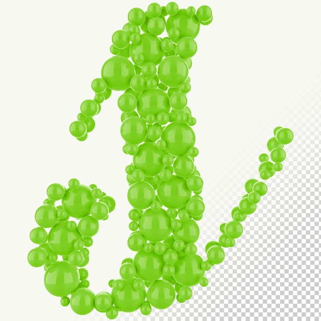 Isolated Bubble Letter s