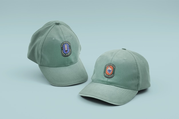 PSD isolated cap mockup