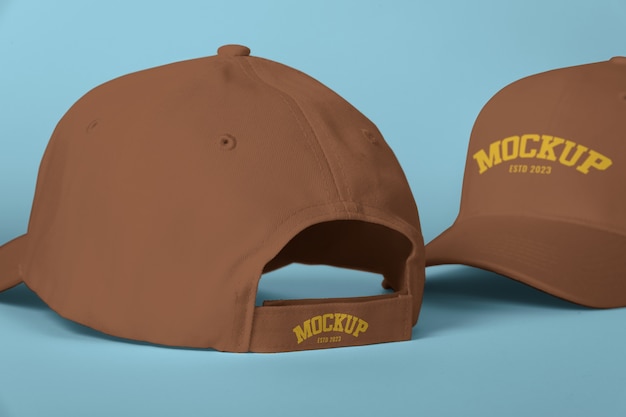 PSD isolated cap mockup