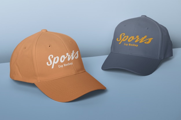 PSD isolated cap mockup