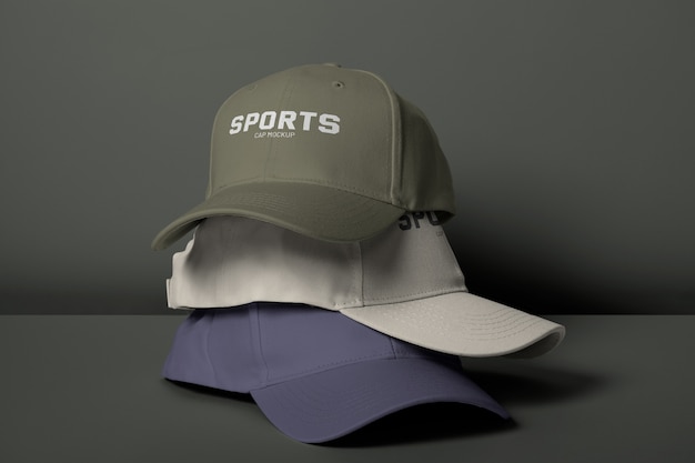 Isolated cap mockup