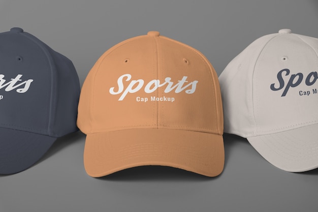 PSD isolated cap mockup