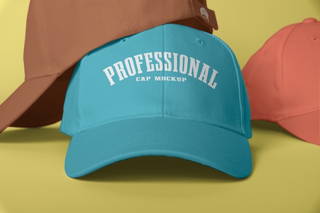 Isolated cap mockup