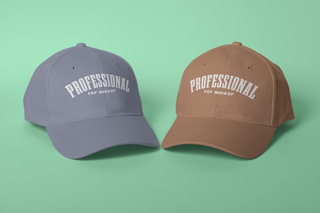 Isolated cap mockup