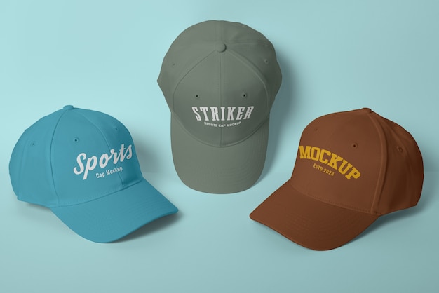 PSD isolated cap mockup