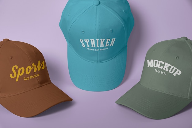 PSD isolated cap mockup