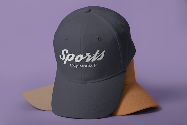 PSD isolated cap mockup