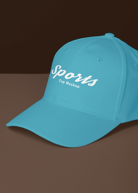 PSD isolated cap mockup