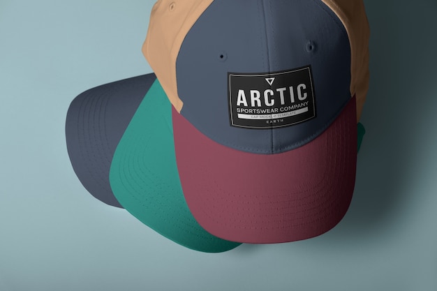 PSD isolated cap mockup