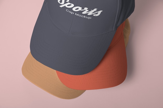 PSD isolated cap mockup