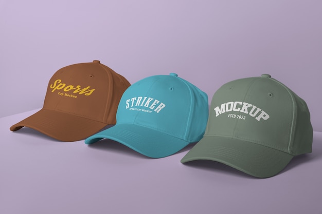 Isolated cap mockup