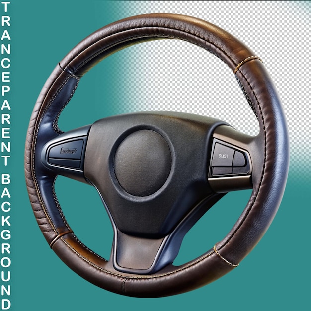 PSD isolated car steering object photo with transparent background