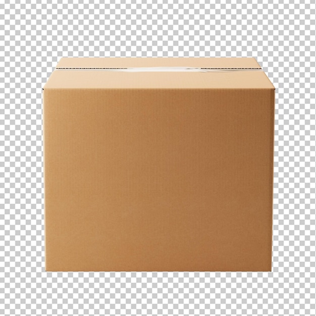 isolated cardboard box png