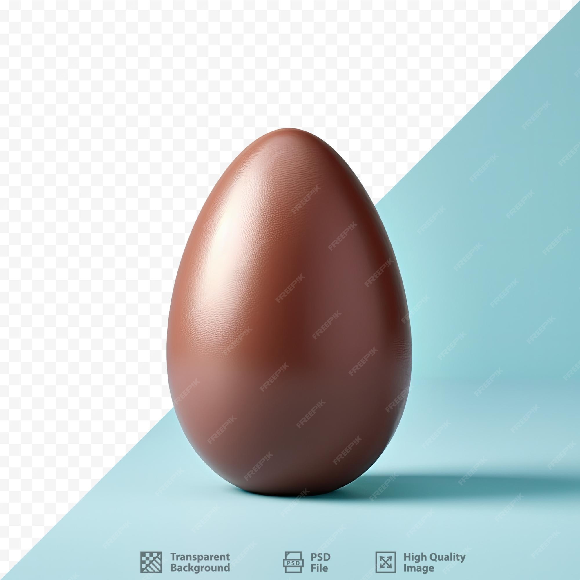 Premium PSD  Isolated chocolate easter egg on transparent background