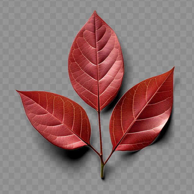 Isolated of cinnamon leaf a fragrant and leathery leaf with ph png psd decoration leaf transparent