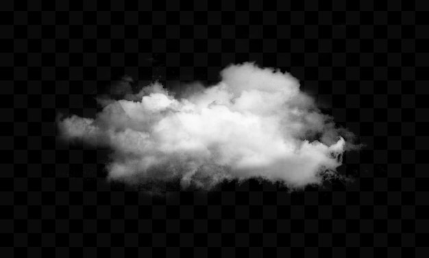 PSD isolated cloud background