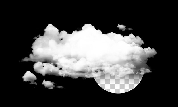 PSD isolated cloud background