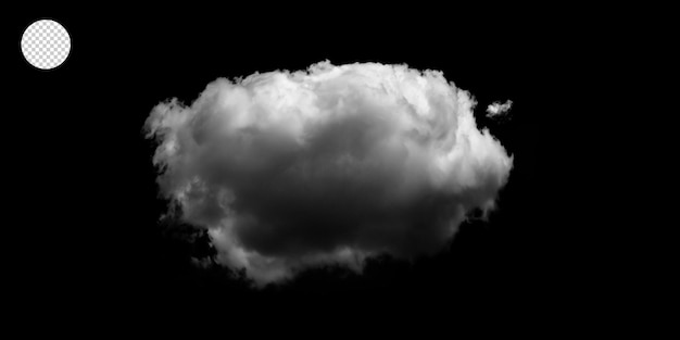 PSD isolated cloud background