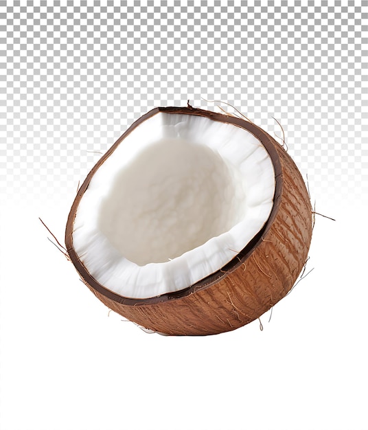 PSD isolated coconut without background interruptions