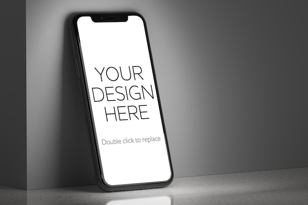 Isolated Devices Mockup 3d rendering