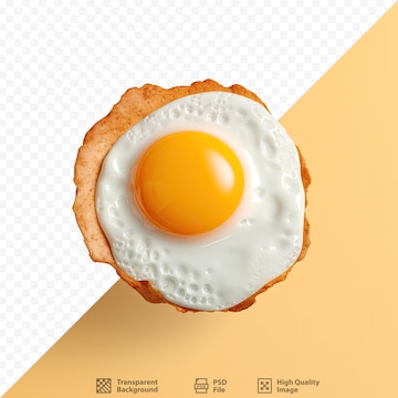 Aesthetic, sunny side up egg, png