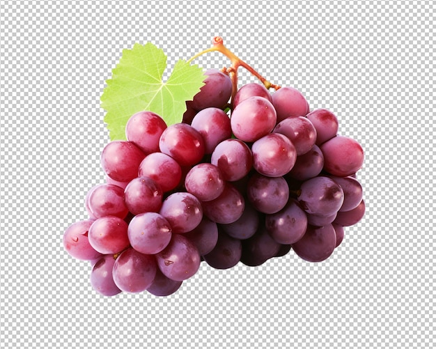 Isolated grape on a transparent background