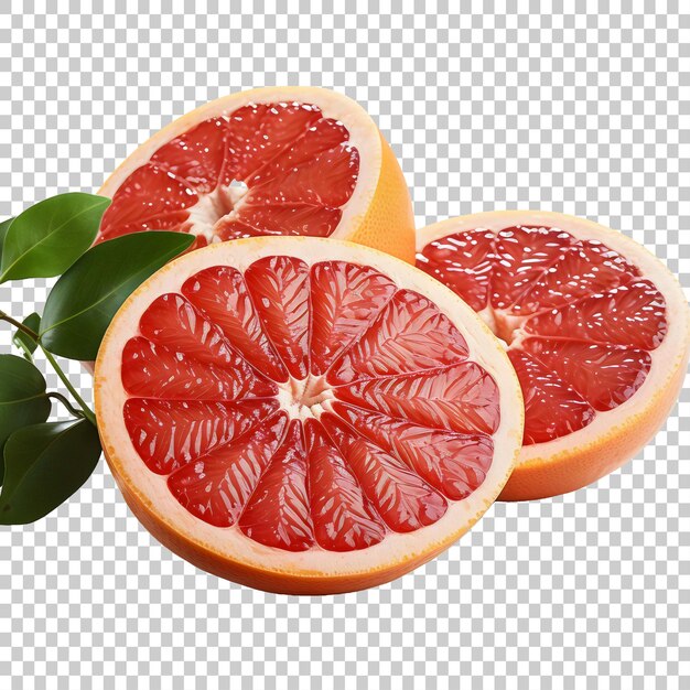 Isolated grapefruit one fresh grapefruit isolated on a transparent background