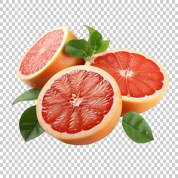 PSD isolated grapefruit one fresh grapefruit isolated on a transparent background