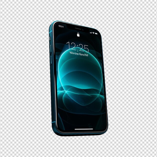 PSD isolated hand with smartphone