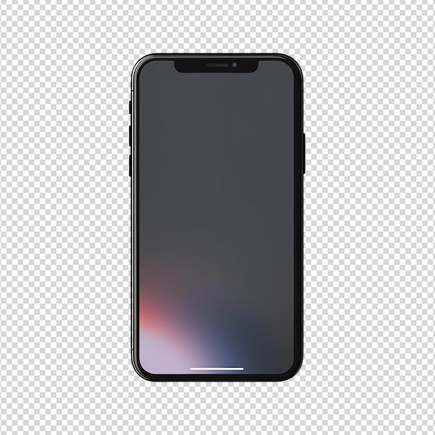 isolated hand with smartphone