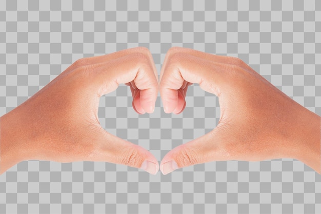 PSD isolated heart from hand