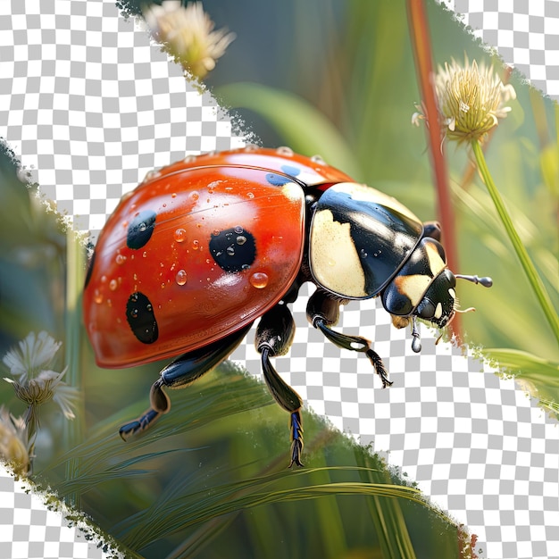 Premium PSD  Lady bug png