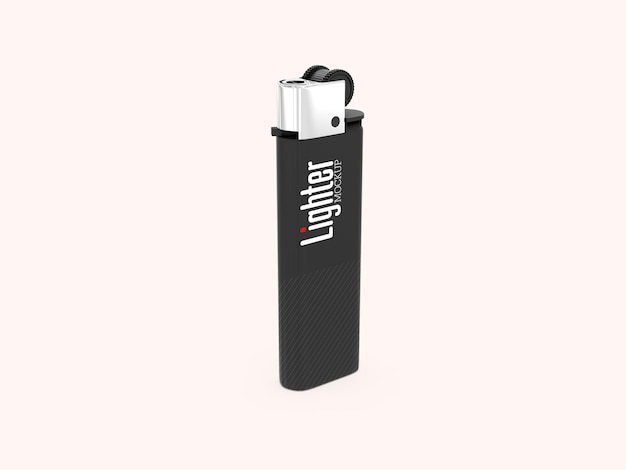 Isolated Lighter mockup