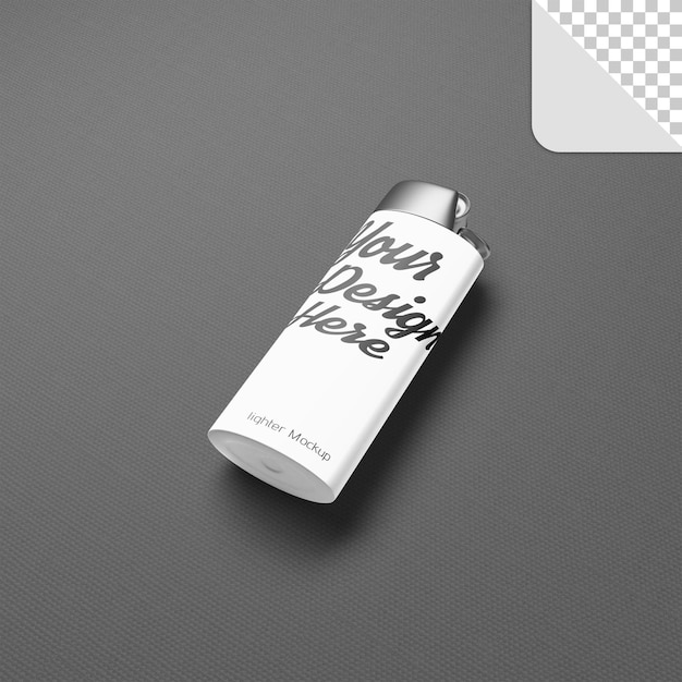 Isolated Lighter Mockup